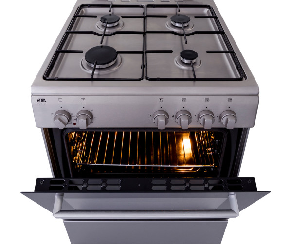 Etna FGV160RVS fornuis roestvrijstaal
