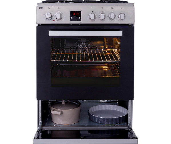 Etna FGV460RVS fornuis roestvrijstaal