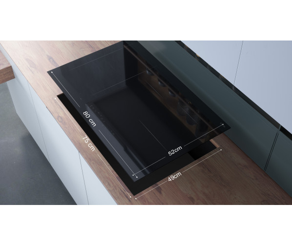 Etna KIF780ZT inbouw inductie kookplaat - 80 cm. breed 