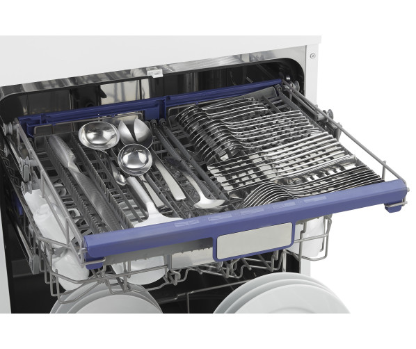 Etna VWV243RVS vrijstaande vaatwasser - rvs