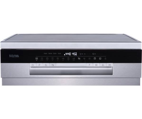 Etna VWV243RVS vrijstaande vaatwasser - rvs