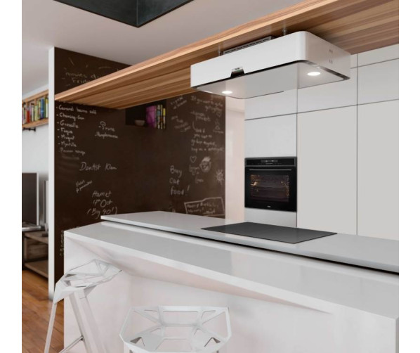 Etna AOP380WIT onderbouw recirculatie plafond afzuigkap - 80 cm. breed