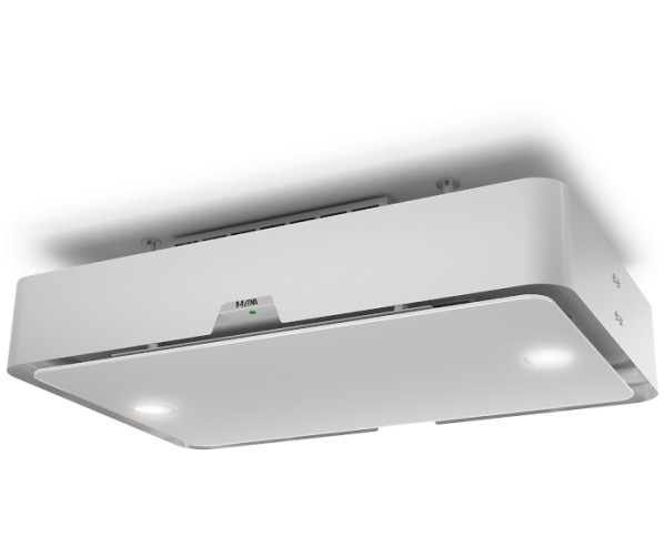 Etna AOP380WIT onderbouw recirculatie plafond afzuigkap - 80 cm. breed