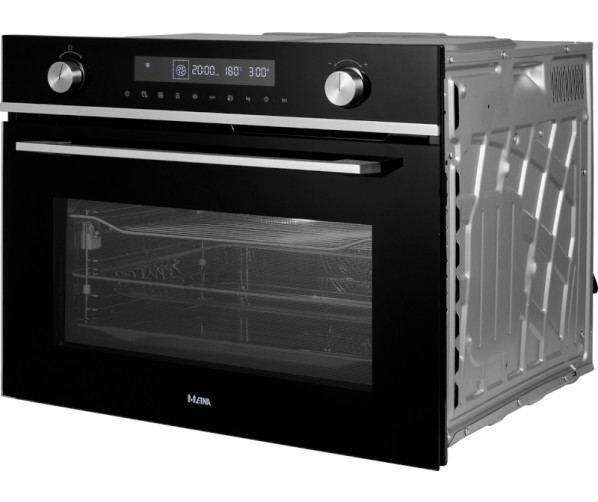 De Etna CM450ZT heeft een twee knops bediening ondersteunt door een overzichtelijk display