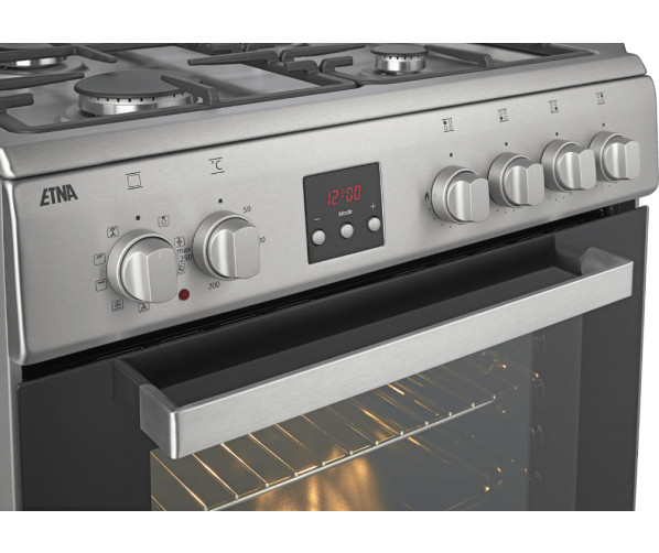 Etna FGV660RVS fornuis roestvrijstaal