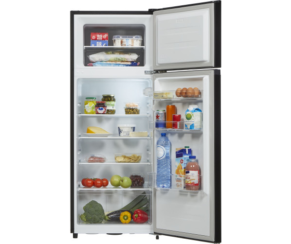 Etna KDV156ZWA dubbeldeurs koelkast - zwart