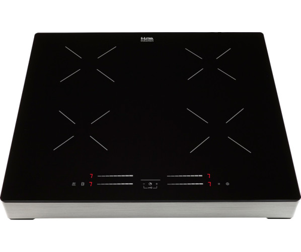 Etna KIV264RVS vrijstaande inductie kookplaat - 60 cm. breed