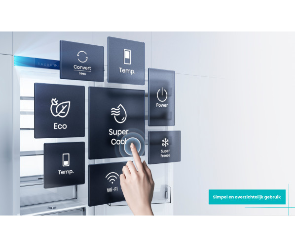 Etna VD8178DNF inbouw vrieskast / vriezer - nis 178 cm.