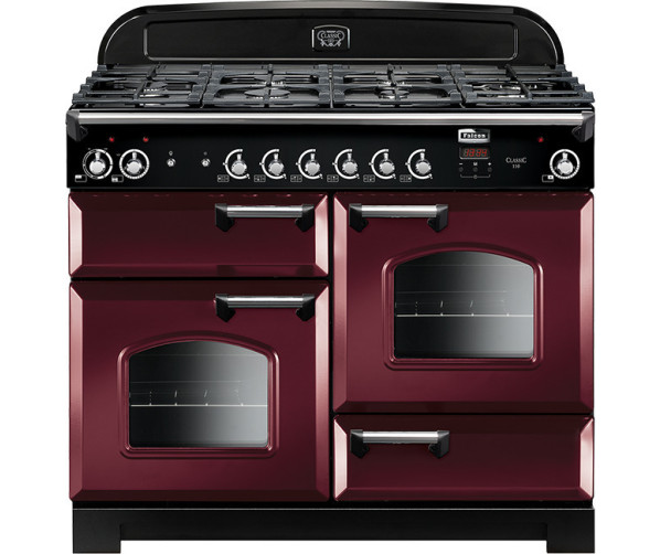 FALCON Classic 110 gas/elektro fornuis cranberry