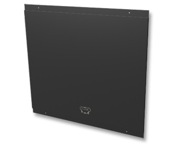 Classic 110 - FALCON achterwand zwart met logo