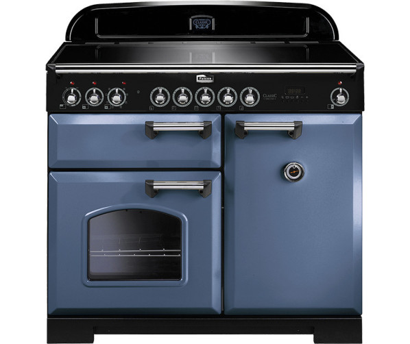Falcon Classic Deluxe 100 inductie fornuis - stone blue