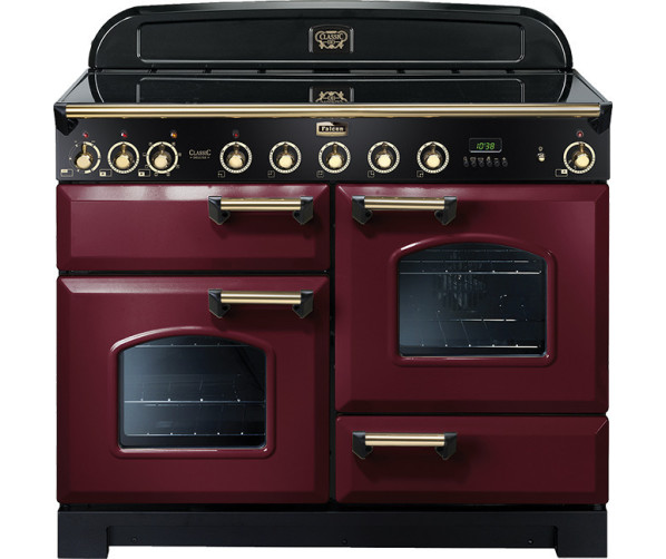 Falcon Classic Deluxe 110 inductie fornuis - cranberry