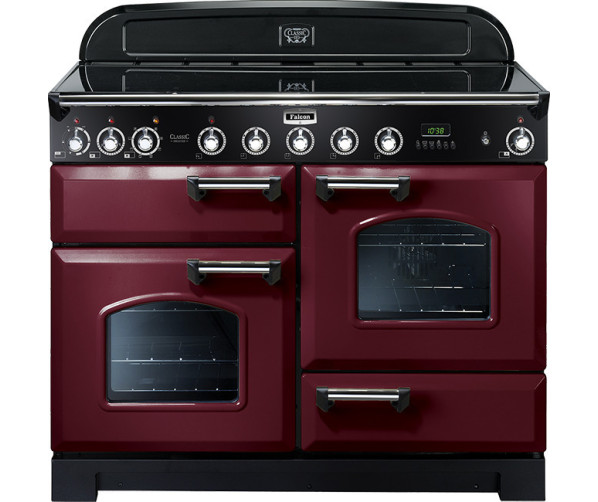Falcon Classic Deluxe 110 inductie fornuis - cranberry
