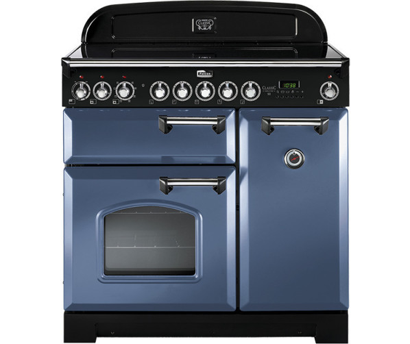 Falcon Classic Deluxe 90 inductie fornuis - stone blue