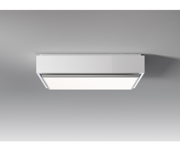 Falmec LEVAN120W eiland afzuigkap - wit glas - 120 cm breed