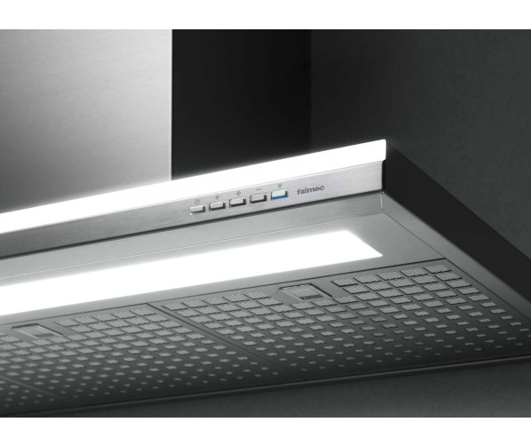 Falmec LUMEN120E3 eiland afzuigkap - roestvrijstaal - 120 cm breed
