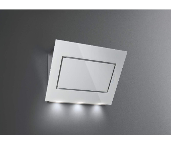 Falmec QUAS90W3W wand afzuigkap - wit glas - 90 cm breed