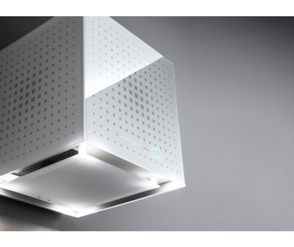 Falmec RUBIW42W wand afzuigkap - wit glas - 42 cm breed