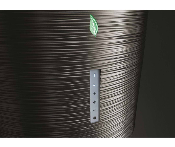 Falmec TWISE45T eiland afzuigkap - titanium - 45 cm breed