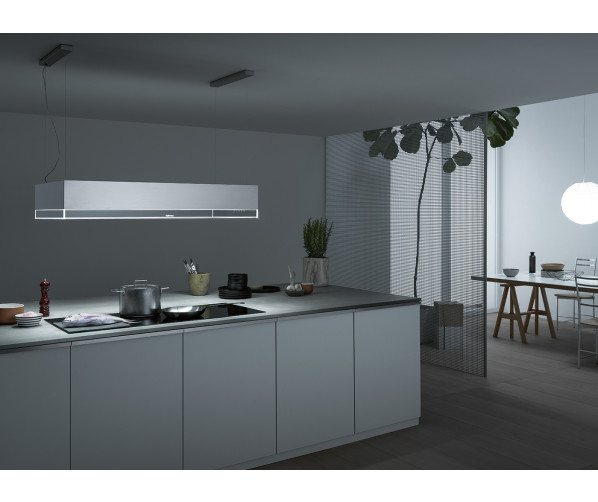 Falmec VETRA120IN eiland afzuigkap - roestvrijstaal - 120 cm breed