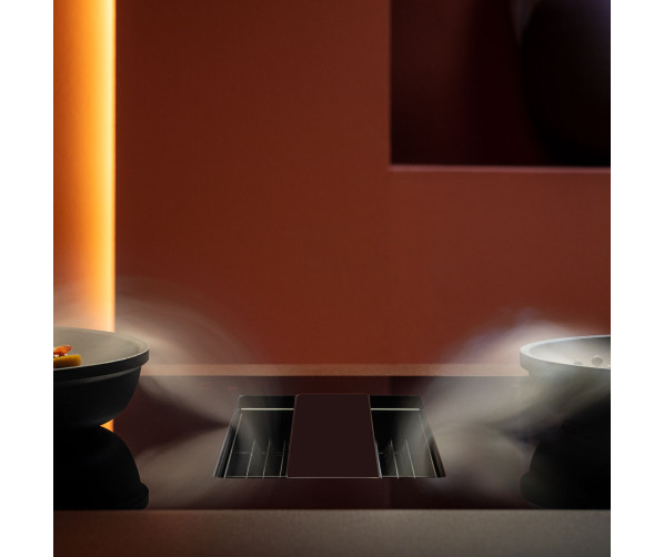 Falmec ZERO EASY 76 inbouw inductie kookplaat met afzuiging