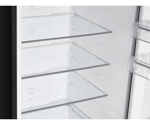 Frilec BONN350-NFD-040CB zwarte koelkast - energieklasse C