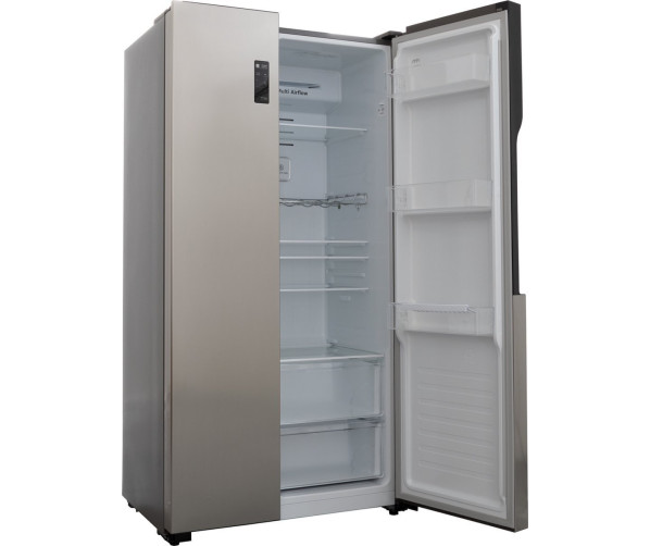 Frilec BONNSBS-525-010CINOX side-by-side koelkast - rvs-look