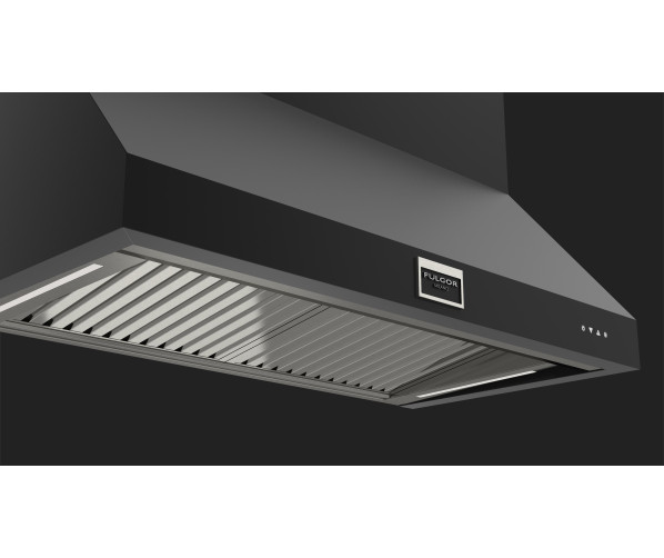 Fulgor Milano FPRHD 482 TC MBK wand afzuigkap - zwart - 91,2 cm. breed