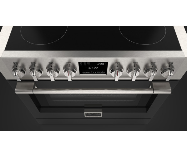 Fulgor Milano FSRC 3605 P MI ED 2F MBK inductie fornuis - zwart - 91,6 cm. breed