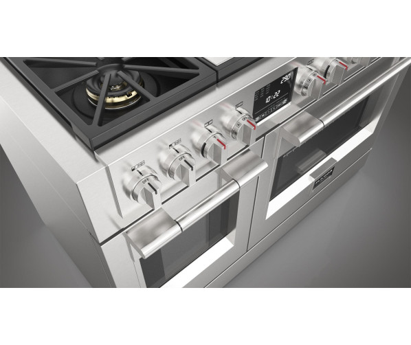 Fulgor Milano FSRC 4807 2P MK 2F X gas fornuis - 121,6 cm. breed - rvs