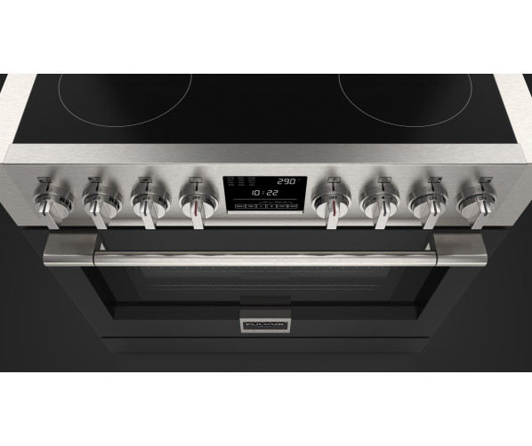 Fulgor Milano FSRC 9005 P MI MK 2F MBK inductie fornuis - zwart - 89,7 cm. breed