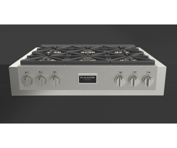 Fulgor Milano FSRT 3606 G X tussenbouw gas kookplaat