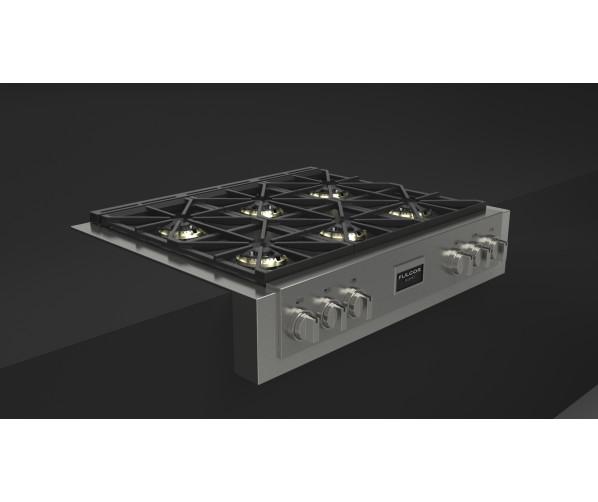 Fulgor Milano FSRT 3606 G X tussenbouw gas kookplaat