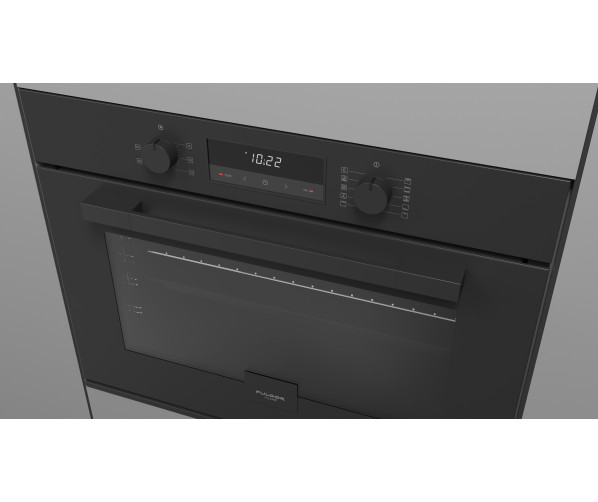 Fulgor Milano FUO 7509 MT MBK inbouw oven - mat zwart - 75 cm breed