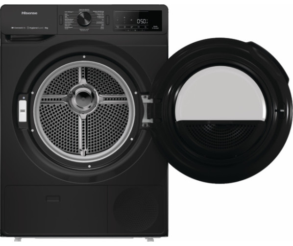 Hisense DH3V800UB/BLX warmtepomp droger - zwart