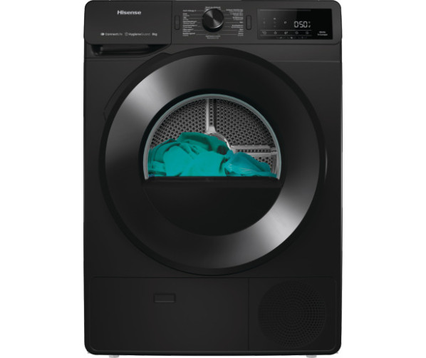 Hisense DH3V800UB/BLX warmtepomp droger - zwart