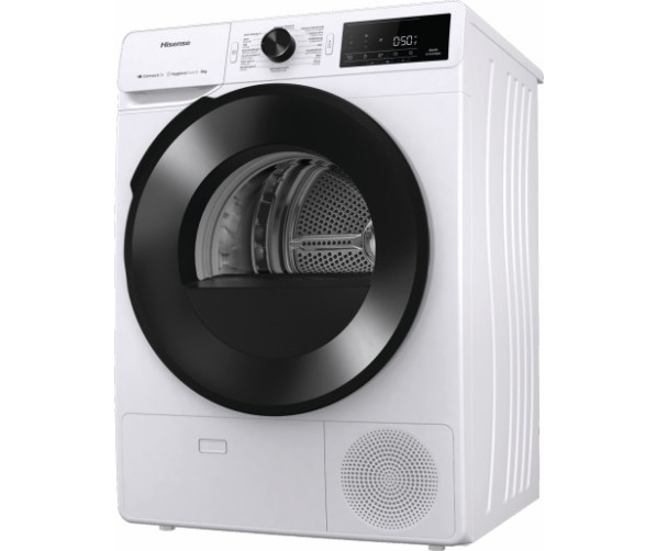 Hisense DH3V800UW/BLX warmtepomp droger - wit