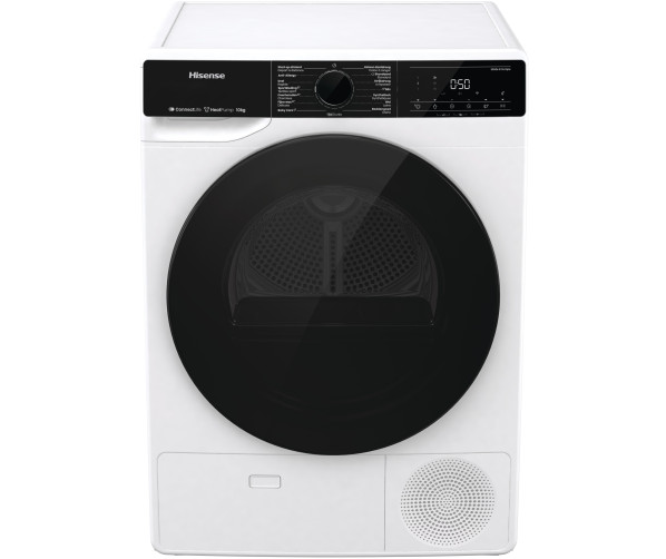 Hisense DH5V13UW warmtepomp droger met 10 kg. trommel en A++
