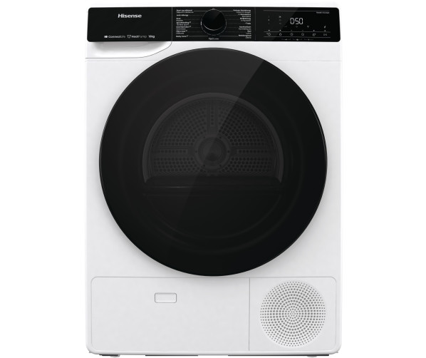 Hisense DH5V13UW warmtepomp droger met 10 kg. trommel en A++
