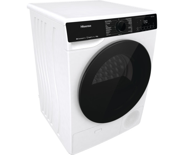 Hisense DH5V13UW warmtepomp droger met 10 kg. trommel en A++