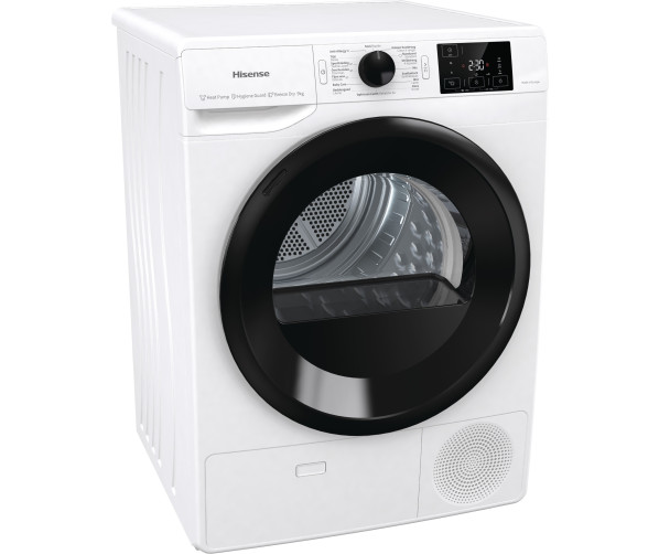 Hisense DHGE904 zuinige warmtepomp droger met 9 kg vulgewicht