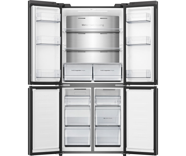 Hisense RQ5P470SAFE side-by-side koelkast - blacksteel