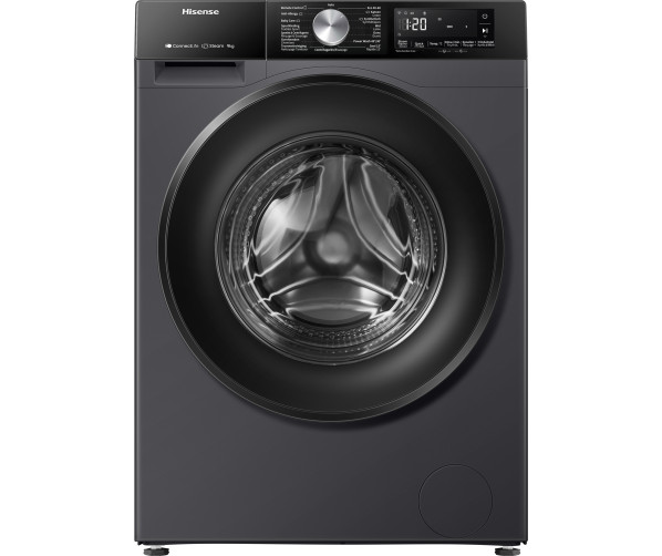 Hisense WF3S9043BB3 wasmachine - zwart