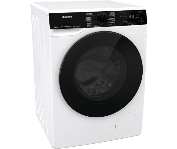 Hisense WF5V163BW wasmachine met wifi, stoomfunctie en 1600 toeren