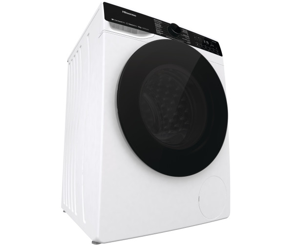 Hisense WF5V163BW wasmachine met wifi, stoomfunctie en 1600 toeren