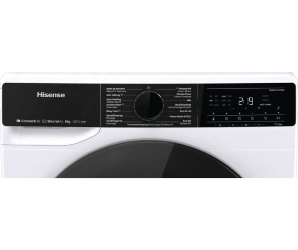 Hisense WF5V843BW/BLX wasmachine
