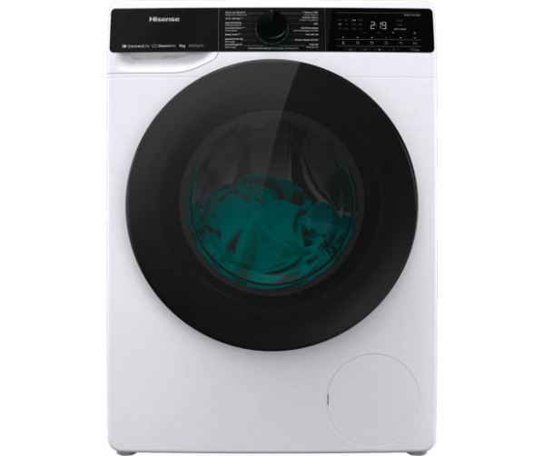 Hisense WF5V943BW/BLX wasmachine met Home Connect en stoom