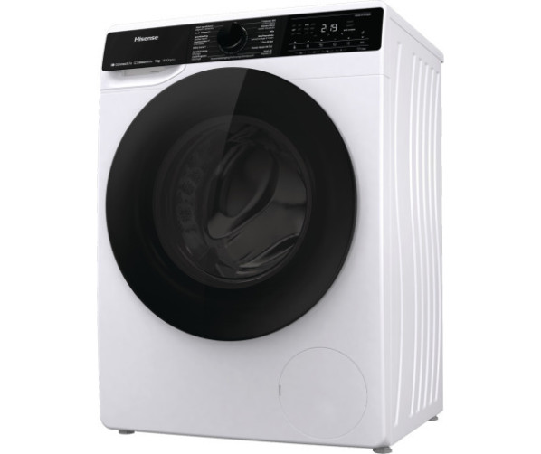 Hisense WF5V943BW/BLX wasmachine met Home Connect en stoom