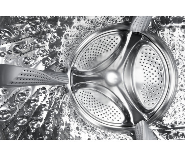 Hisense WF7S1247BB zwarte wasmachine met AI en AutoDose