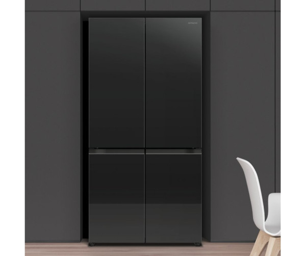 Hitachi R-WB640PRU1 side-by-side koelkast - zwart glas